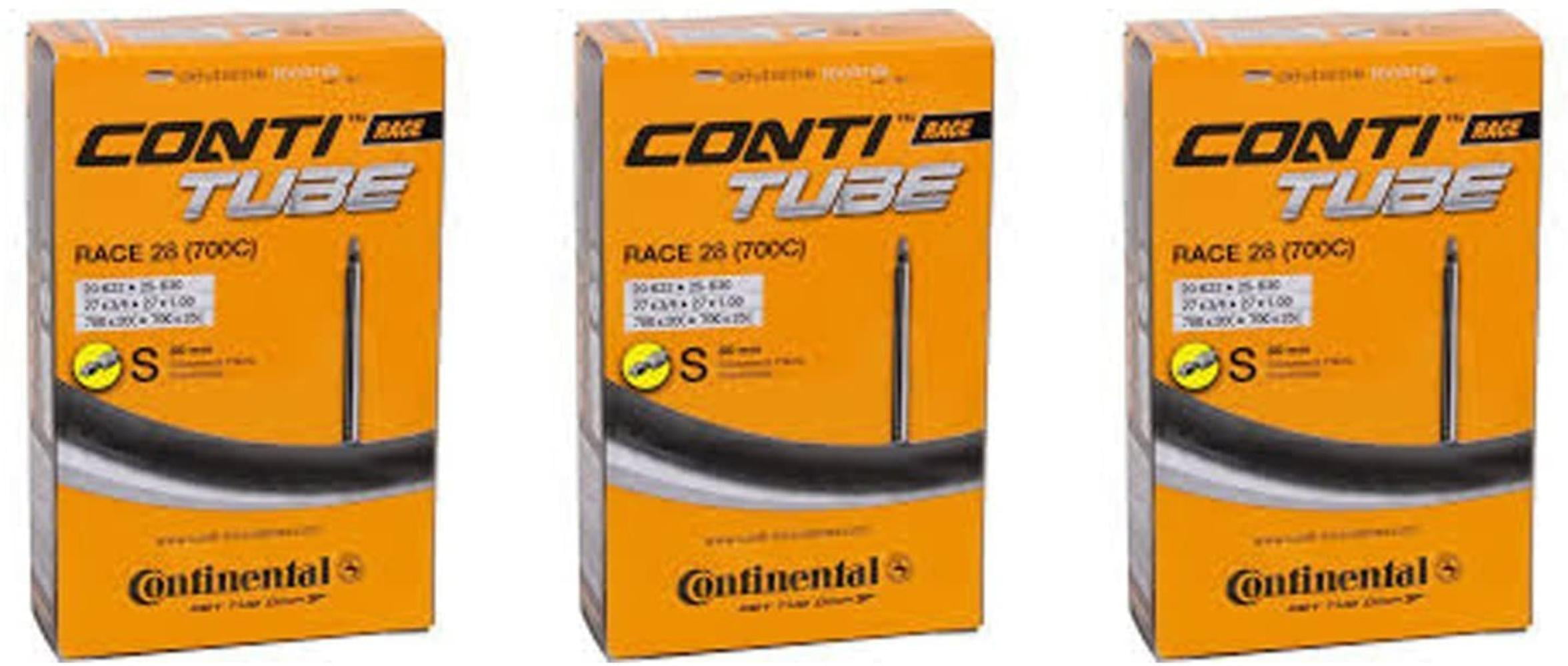 2 x Conti RACE 28 700c 18/25 inner tube 80mm long valve presta free pp 