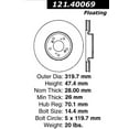 thumbnail image 3 of Disc Brake Rotor Fits select: 2006-2014 HONDA RIDGELINE, 3 of 4