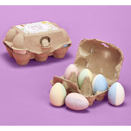 Easter Egg Chalks In Case Sidewalk Art Chalk Pastel Colors