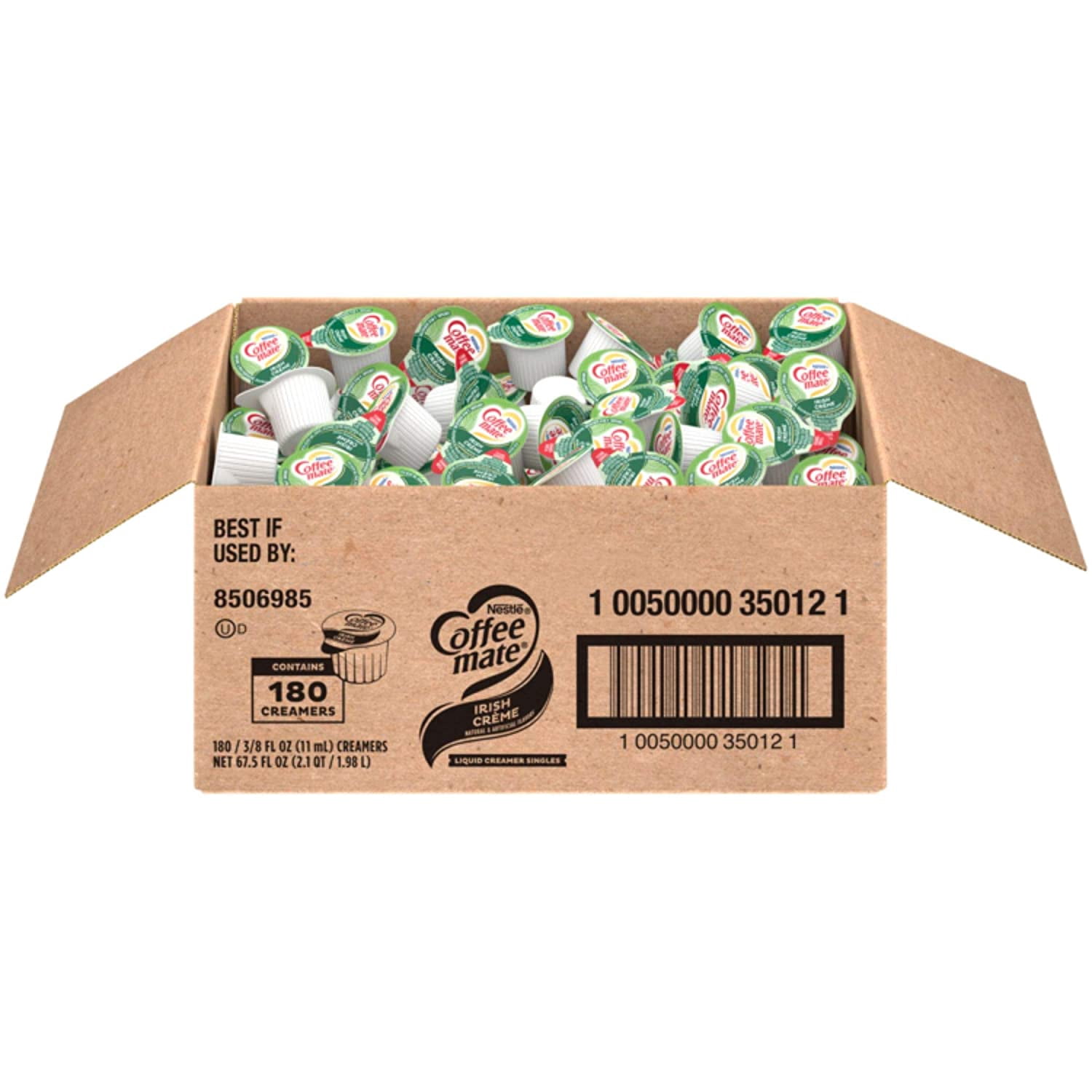 Nestle Coffee mate Coffee Creamer, Irish Crème, Liquid Creamer Singles