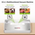 thumbnail image 4 of Bonsenkitchen Vacuum Sealer, Stainless Steel Food Sealer with Built-in Cutter and Bag Storage, include 1 Roll Bag & Vacuum Bags, 4 of 10