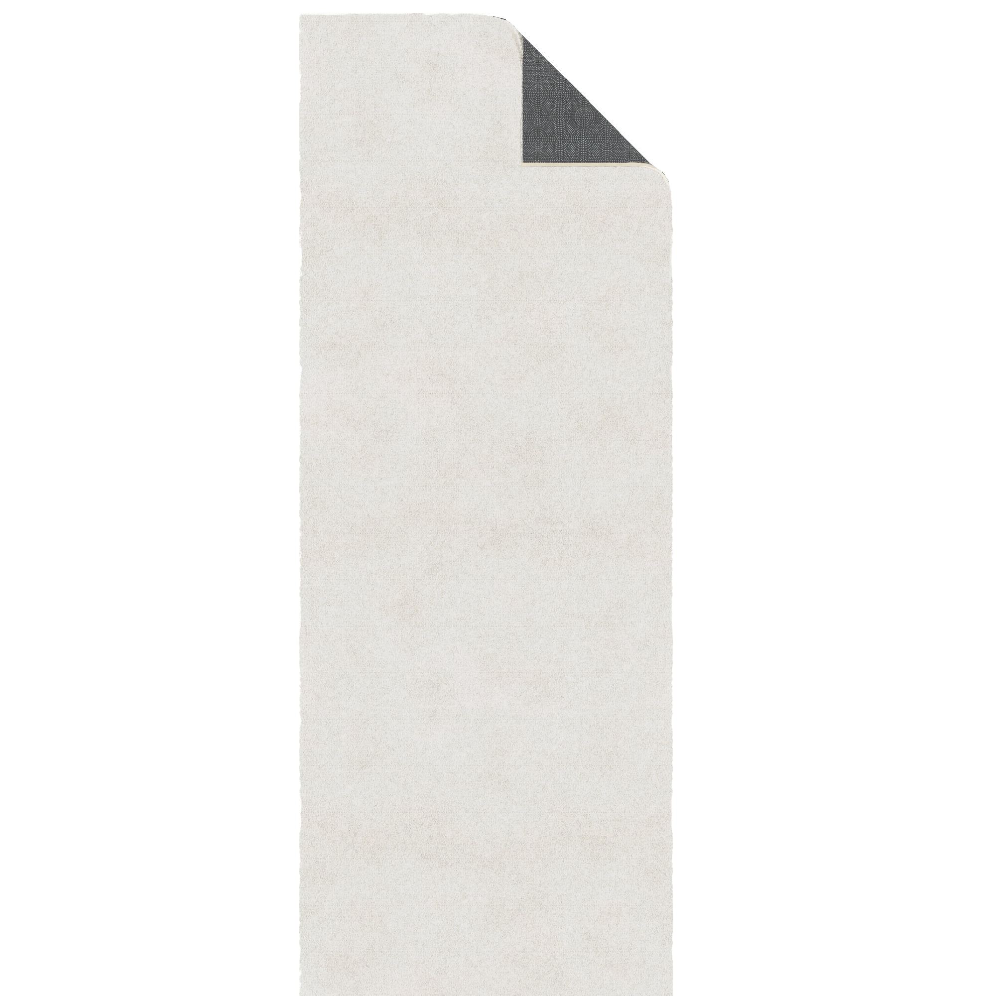 Ottomanson Aisle Runner Rug 1'11.6" x 29' – Non-Slip Plush Extra Long Indoor Runner, White