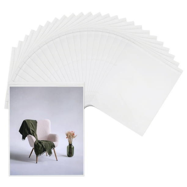 Uxcell 25 Paquete 6 x 8" Bolsas de Celofán Transparentes Reutilizables
