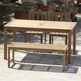 thumbnail image 2 of Carolina Furniture 4-CO6030-OIL 4 Piece Fontana Outdoor Dining Set, Oil, 2 of 12
