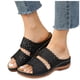 thumbnail image 4 of WILLBEST Sandalias Antiderrapantes Para Mujer, Zapatos De Mujer, Sandalias De Cuña Con Suela Gruesa, Sandalias De Una Pierna Huecas Con Flores De Moda, 4 of 8