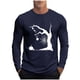 thumbnail image 2 of Blusas y camisas de manga larga y cuello redondo para hombre, moda informal, estampado, deportivas, de manga larga y cuello redondo, blusas, camisas, blusas para hombre, poliéster, 2 of 5