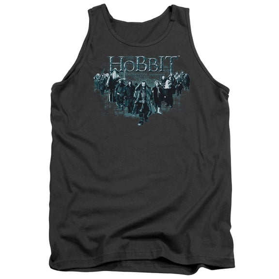 The Hobbit Thorin And Company Adult Tank Top Charcoal