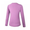thumbnail image 2 of Women Sport T-shirts Long Sleeve Seamless Stretch Gym Tops Slim Comfort Fast Drying Fitness, 2 of 3