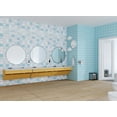 thumbnail image 2 of Tot Mate Children's Double Vanity, Wall-Mounted, Preschool Furniture, Maple, 49"W x 21"D x 21 1/2"H, 2 of 6