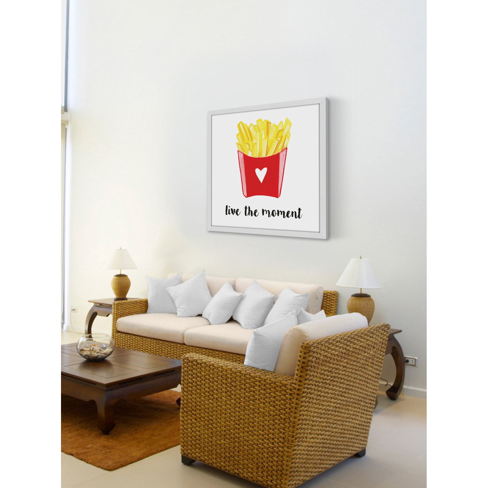 Marmont Hill "Fries" by Molly Rosner Framed Painting Print