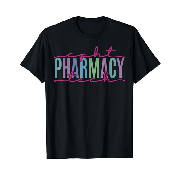 CPHT Certified Pharmacy Technician Tech Teams Medication T-Shirt