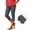 Gray, variant on Oiangi Capri Leggings with Pockets for Women High Waist Stretchy Yoga Capris Slim Fit Zipper Hem Workout Crop Pants Dark Gray S
