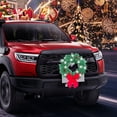 thumbnail image 6 of YIMWNYI Christmas Wreath Car Decorations, Holiday Lights Wreath, Festive Car Grille Decor, Durable LED Wreath for Truck, Waterproof Holiday Decoration, Christmas Themed Car Accessories, 6 of 6