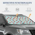 thumbnail image 2 of Lsque Watermelon 2 PCS Windshield Sun Shade | CarFoldable Window Covers | Car Accessories Reflect UV for Universal Cars SUV Truck | Medium, 2 of 7