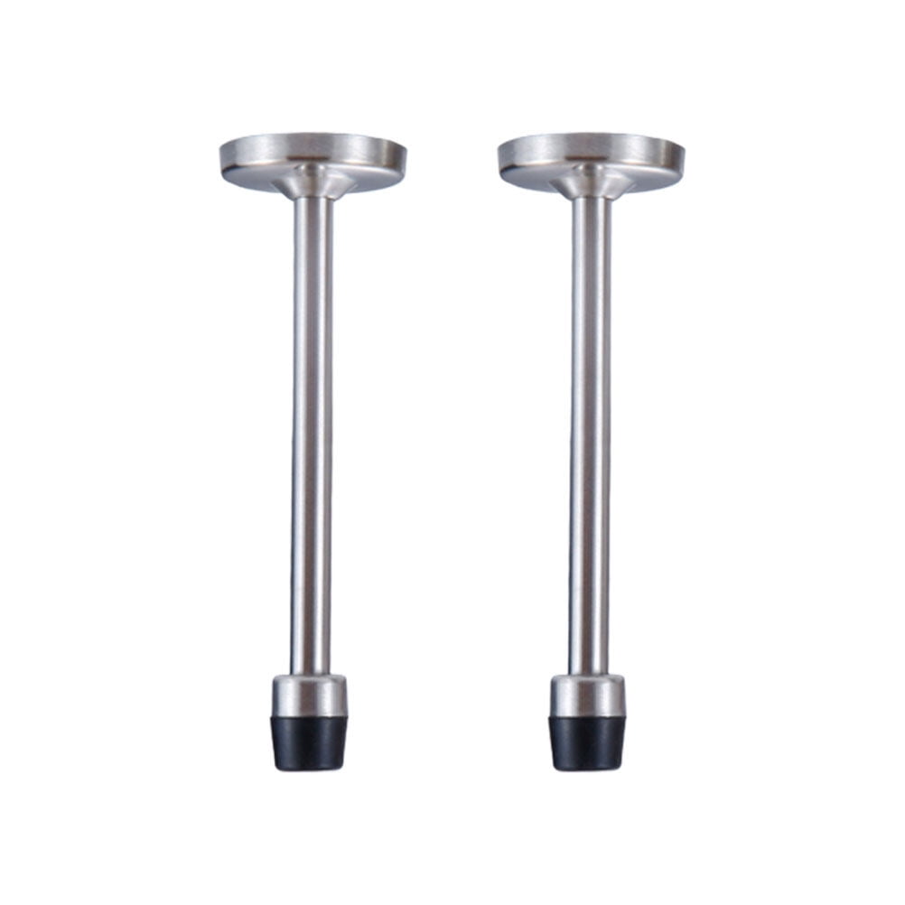 2Pcs Stainless Steel Door Stopper Cylindrical Door Shield Practical