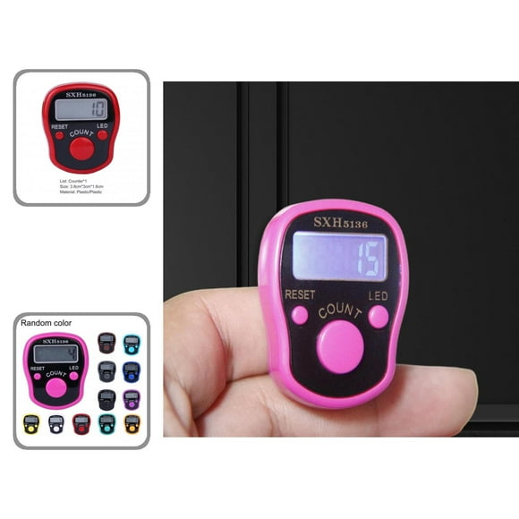 Electronic Counter High Sensitivity Mini Screen Plastic Digital 5 Digit Hand Tally Counter for Home