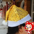 thumbnail image 5 of Five Colors Santa Claus Sequins Hats Caps Christmas Decor Hat Adult Hats Xmas New Year's Gifts Home Party Supplies Navidad 2018, 5 of 5