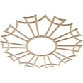 thumbnail image 2 of 38"OD x 13 3/8"ID x 3/8"T Augustus Wood Fretwork Pierced Ceiling Medallion, Alder, 2 of 3