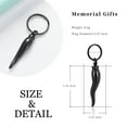 thumbnail image 2 of Constantlife Horn Mens Urn Keyring for Cremation Ashes Holder Keyring Pendent, 2 of 5