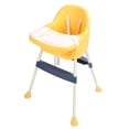thumbnail image 1 of Non Slip Dining Chair, Height Adjustment Kids High Chair Simple Assembly Lightweight Ergonomic Design Easy Cleaning Comfortable  With Tray For Household Use, 1 of 7