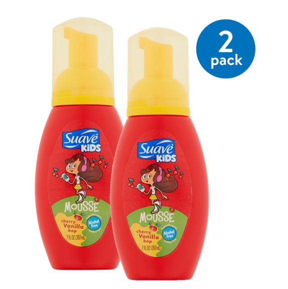 Suave Kids Mousse Cherry Vanilla Bop 7 Fl Oz 2 Pack Walmart Com