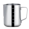 thumbnail image 1 of Jarra para Espumar Leche de Acero inoxidable de 600 ml, Taza para Vaporizar Leche de Gran Capacidad con Medidas y Fácil de Usar, Para Leche, Café, etc., 1 of 8