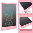 thumbnail image 3 of Tableta de escritura LCD ERUW colorida de 10 pulgadas con Memory Lock, color rosa, 3 of 5
