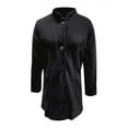thumbnail image 4 of Essentials Jacket for Women Elegant Stand Collar Singel Wool Solid Lightweight Outfits Black, 4 of 4