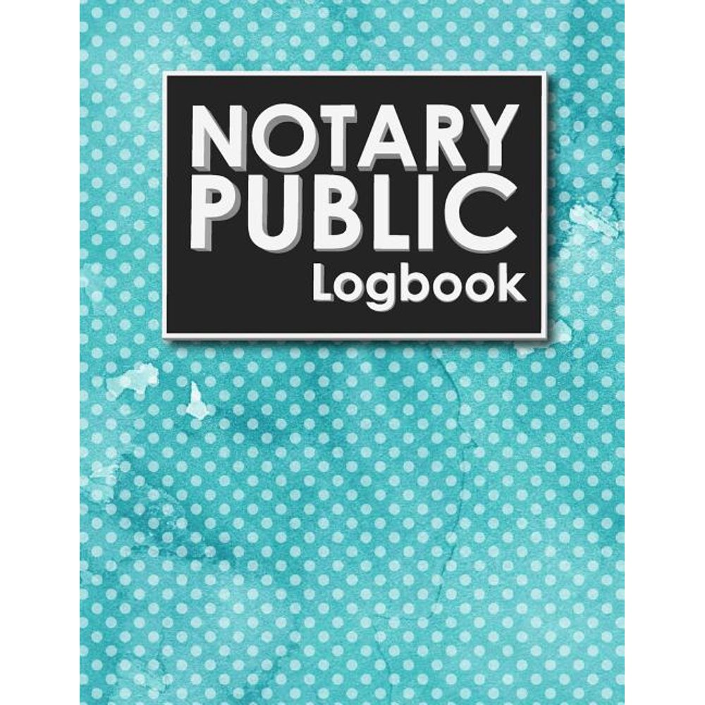 Notary Public Logbook Notarial Record, Notary Paper Format, Notary