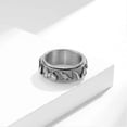 thumbnail image 4 of Fidget Rings Ankh Ring Stainless Steel Eye Of Horus Rings Anubis Black/silver/gold Spinner Anxiety Ring Ancient Egyptian Symbol Protection Band Jewelr, 4 of 5