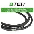thumbnail image 3 of CintBllTer Deck Belt for Toro 60 inch Z Master 2000 3000 G3 Riding Mower 114-5858, 3 of 4