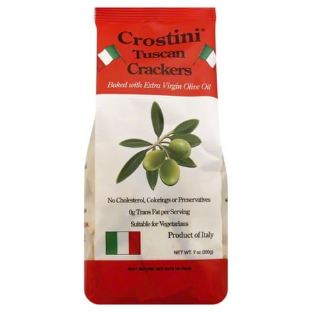 Worlds Best Cheese Crostini  Crackers, 7 oz (Best Soft Cheese For Crackers)