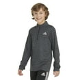thumbnail image 3 of Boys 8-20 adidas All Sport Quarter-Zip Pullover Color: Gray Five Heather Size: SMALL, 3 of 4