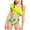 ZA-Light Green, variant on Bikini Sets for Teens Tween Girls Swimsuits 2 Piece Solid Color Bikini Sets with Chest Pad Swimwear White,15-16 Years