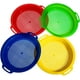 thumbnail image 1 of 4 tamices de arena para arena de playa 24,5 x 22 cm plástico playa arena tamiz Pan juguetes arena colador regalo conjunto rojo azul amarillo verde para niños arena tamiz Shell JAMW Sencillez, 1 of 5