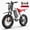 White, variant on Bluvall Electric Dirt Bike for Adults, 1800W Motor 35MPH, 52V/25AH Battery, 20"x4" Fat Tire Ebike, E Mountain Bicycle, Up to 60+Miles UL2849