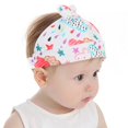 thumbnail image 5 of Gorro de bebé de algodón puro de 0 a 1 años, gorro fresco para bebé recién nacido, gorro estampado de primavera y verano, 5 of 5