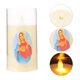 thumbnail image 2 of Vela de oración Vela LED Vela de simulación Luz nocturna pequeña Vela Virgen María, 2 of 7