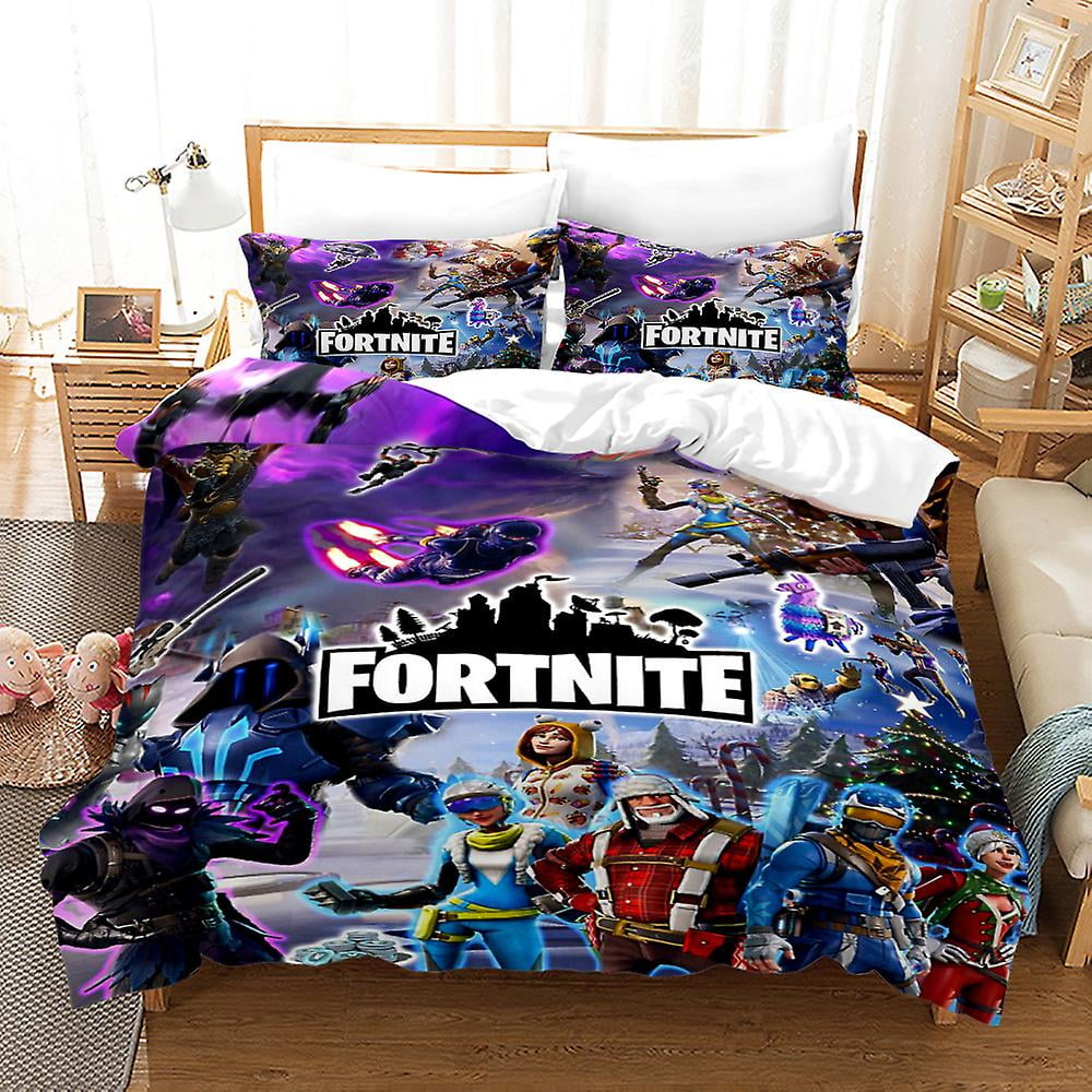 F27 3d Fortnite 2/3pcs Bedding Set Duvet Cover Quilt Cover