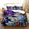 thumbnail image 1 of F27 3d Fortnite 2/3pcs Bedding Set Duvet Cover Quilt Cover Pillowcase Kids Teenagers Gift, 1 of 2