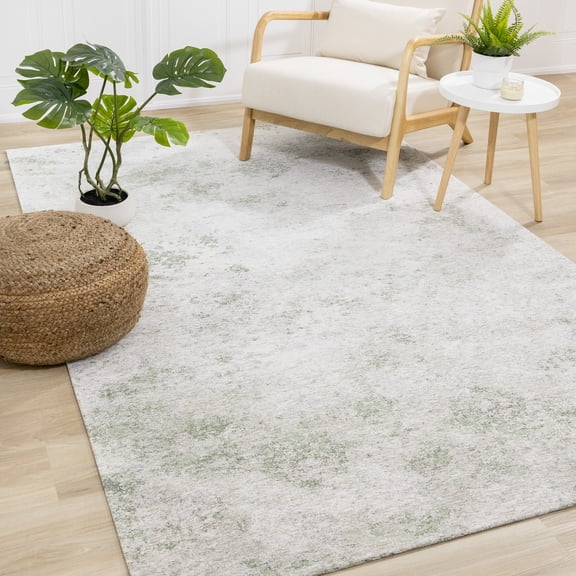 Rug Branch Modern Organic Cream Indoor Area Rug - 5' x 8'