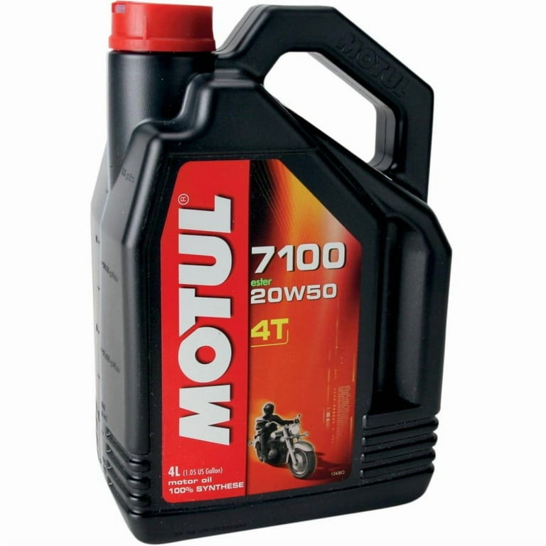 Motul 7100 Synthetic Motor Oil, 104104, 20W50, 4-Liter - Walmart.com