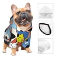 thumbnail image 3 of Xecao Funny Cats Pattern Sweatshirts Winter Pet Dog Hoodie Puppy Coat Dog Sweaters Dog Clothes with Hat Dog Clothes Costume Outfit,Small Pets Wear-Medium, 3 of 7