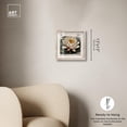 thumbnail image 4 of Postal Bloom II Shadowbox Print Cute Art Prints by Art Remedy, Blonde Frame, 12 x 12, 4 of 6