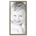 thumbnail image 2 of ArtToFrames 22" x 46" Aged White Gold Picture Frame, 22x46 inch Silver Wood Poster Frame (WOM-2036),  Pack, 2 of 7