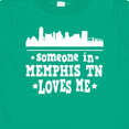 thumbnail image 4 of Inktastic Memphis Tennessee Someone Loves Me Skyline Boys or Girls Baby T-Shirt, 4 of 5