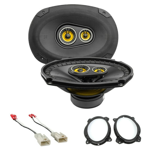 Kicker CS Series Front Factory Speaker Replacement Package for Select 2007-2021 Toyota Tundra