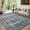 Denim Multi, variant on Runner Rugs 2x6 Vintage Printed Hallway with Non-Slip Backing, Stain-Resistant Oriental Washable Farmhouse Low Pile Rugs for Kitchen, Laundry, Green Camel