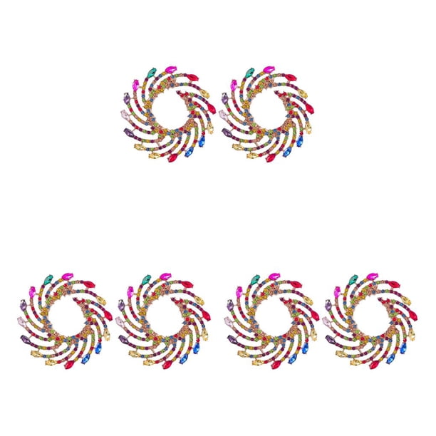 Pendientes florales Qarigey joyería artística para mujer