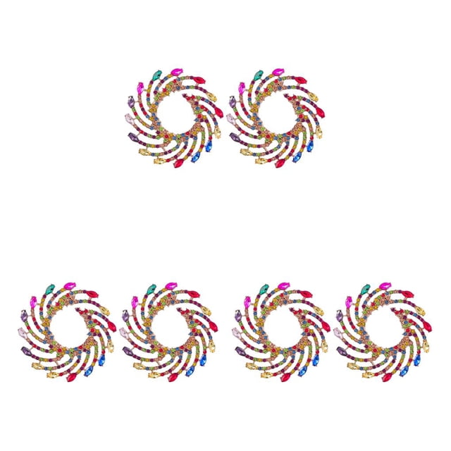 Pendientes florales Qarigey joyería artística para mujer